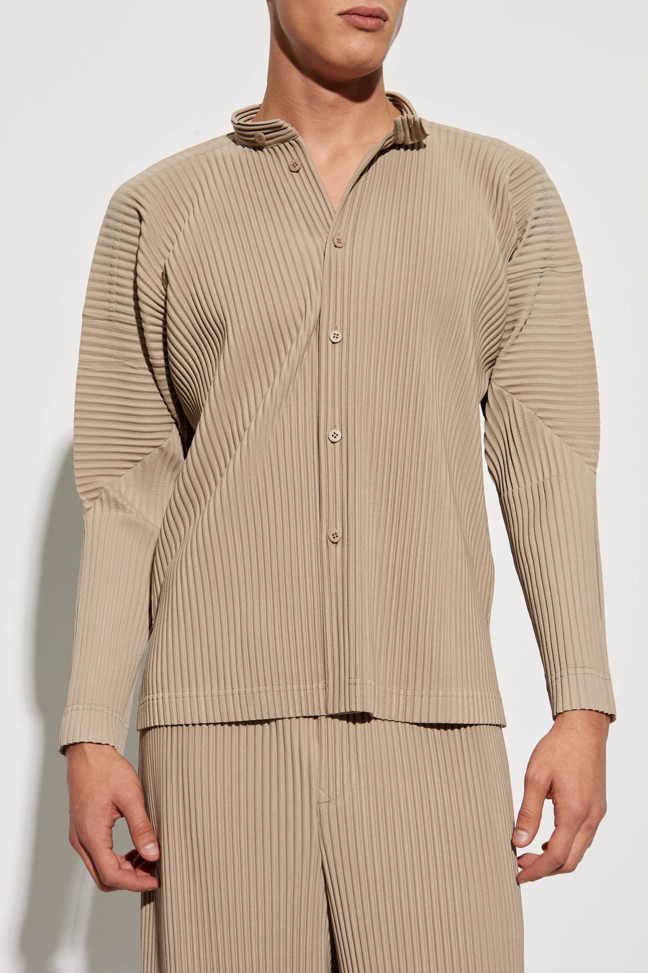 Beige Pleated Shirt Homme Plissé Issey Miyake - Vitkac GB
